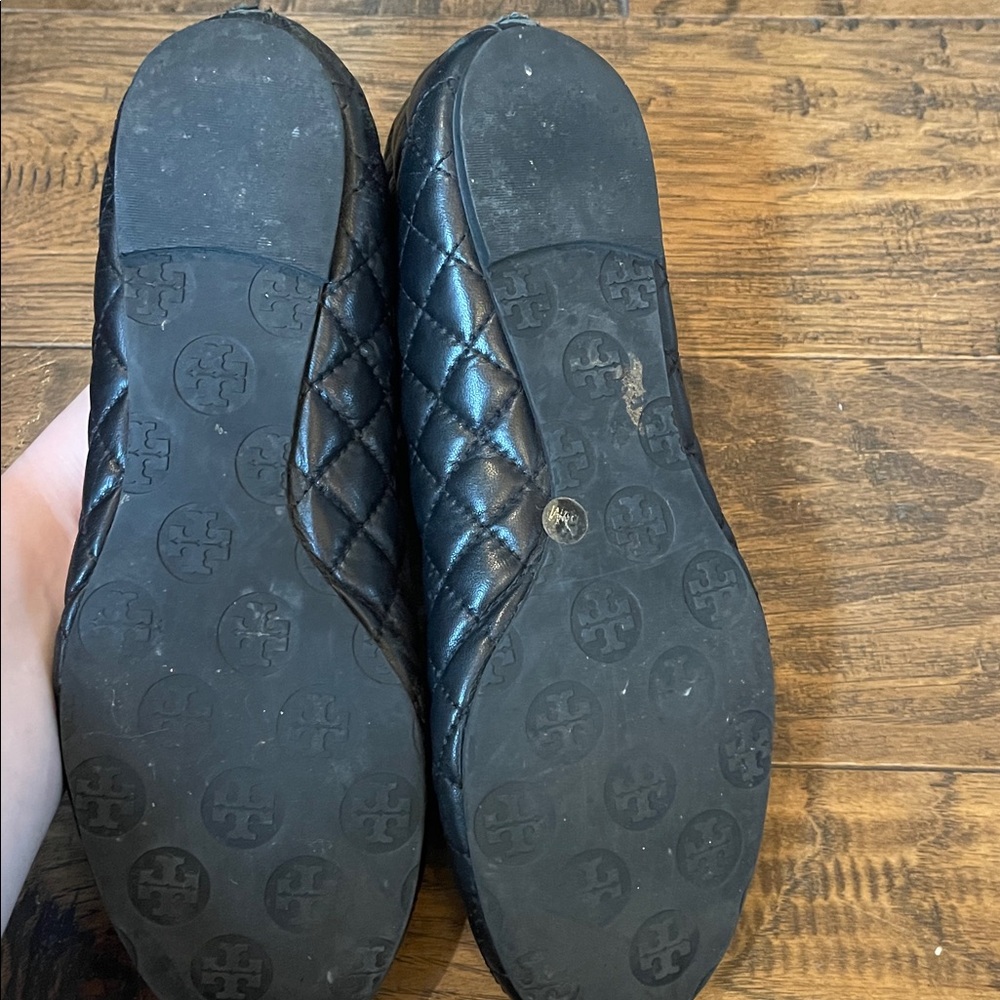 Tory Burch Quinn Quilted Patent Ballerina Flats - Picture 7 of 7